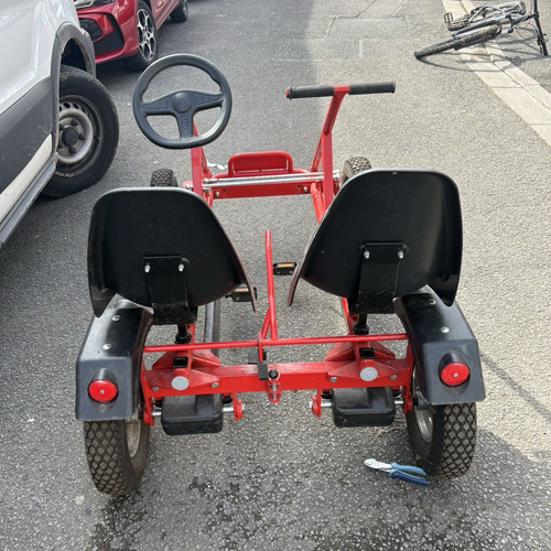 Red pedal seater kart - pedal, 2