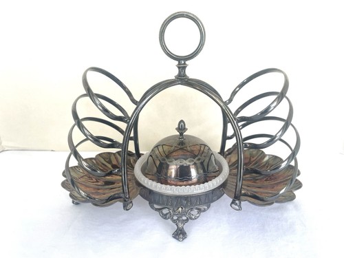 Victorian silver plated - victorian, toast