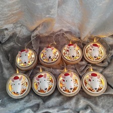 Bodacious Bullies Handsculpted English Bull Terriers Christmas Tree Fairy Light