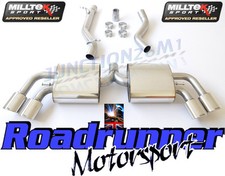 Milltek Audi TTS Exhaust TT MK2 QUATTRO Cat Back System Non Resonated SSXAU292