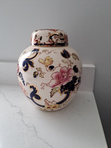 Vintage masons ironstone - ironstone, blue
