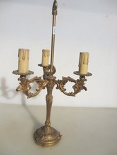 Vintage Brass Candelabra Lamp
