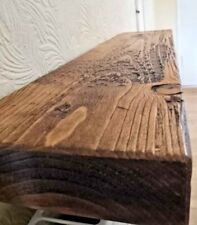 Radiator Rustic Shelf Reclaimed Chunky Wooden With  Free Rustic Bracket 4.5cm H