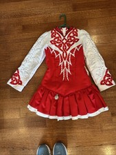 Irish Solo Dance Dress Red