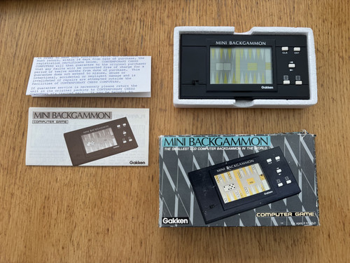 Gakken mini backgammon - gakken,