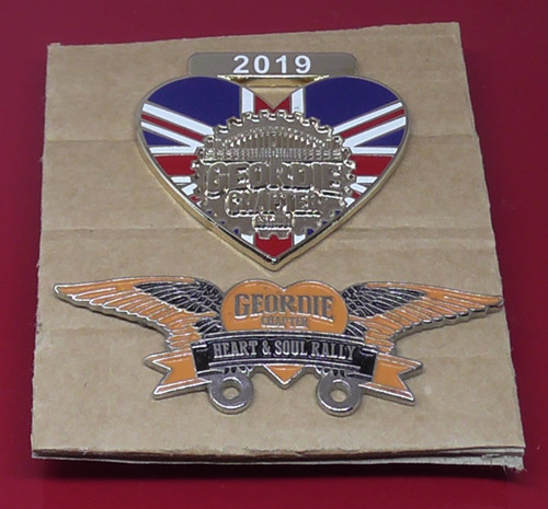 Two pin badges - two, chapter