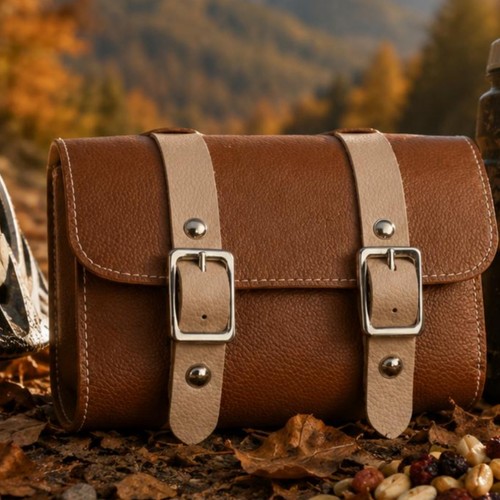 Leather cycle bag universal - leather,