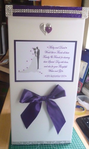 Personalised tall posting box - personalised,