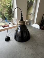 Desinger Barker And Stonehouse Industrial Pendant Ceiling Light  Warehouse 38cm 