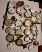 JOB LOT BINTAGE POCKET WATCHES