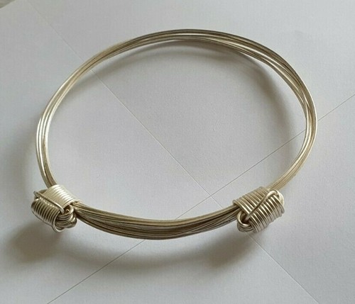 Silver plated elephant hair - ,