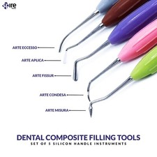 Dental Composite Filling  LM Arte Instruments Restorations Silicon Handle CE