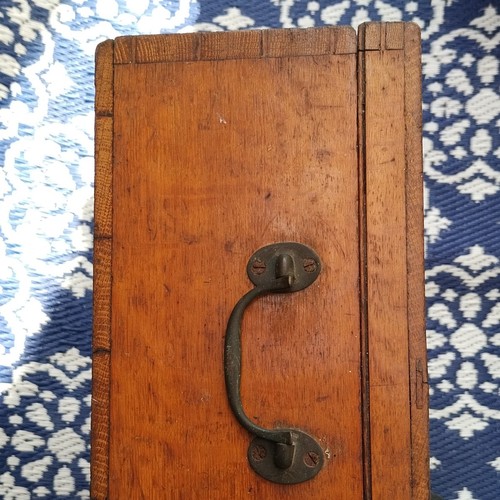 Antique treen wooden - antique, box/