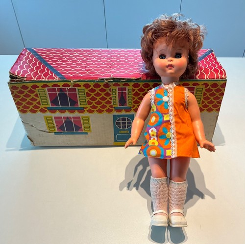 Vintage doll in box - vintage,