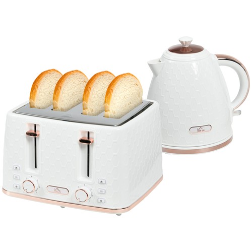 Homcom kettle and toaster - 1.7l,