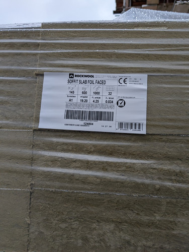 Rockwool 145mm x 0 - rockwool, 0.6m