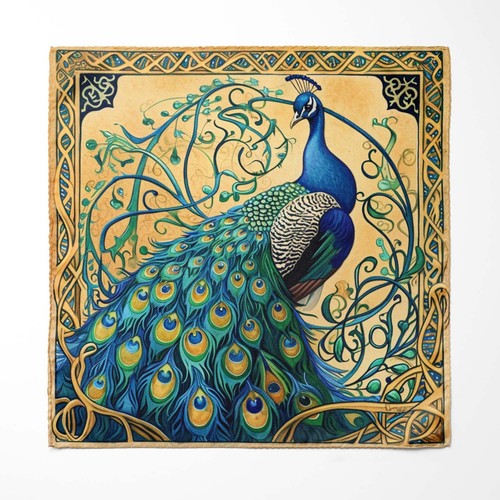 Genuine silk peacock and - peacock,
