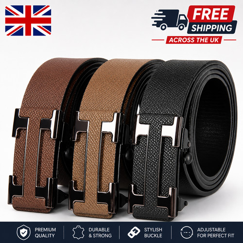 Men leather belt - men's, formal