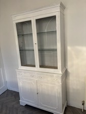 White Painted Display Cabinet
