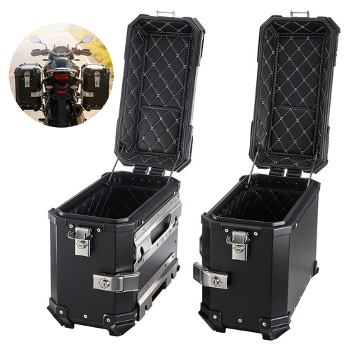 2pcs 38l black motorcycle - 38l,