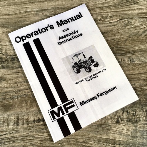 Massey ferguson 255 265 - massey, mf
