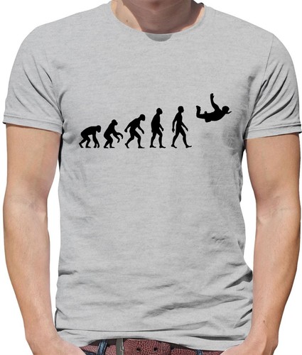 Evolution man skydiving - evolution,