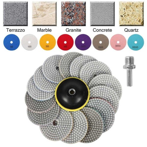16pcs diamond polishing - diamond, pads