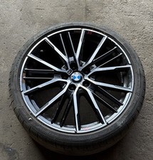 552M 19” Genuine BMW 1 2 Series F40 F44 Black Alloy Wheel & Tyre 36118092356