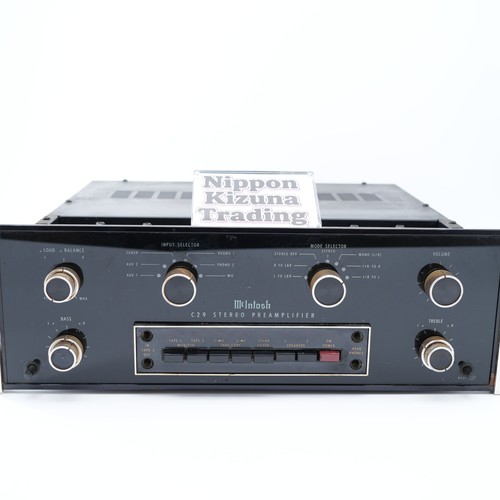 Mcintosh c29 stereo - mcintosh,