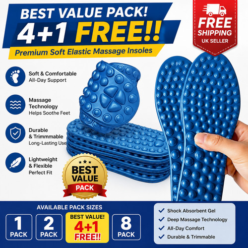 Premium foot massage insoles - foot,