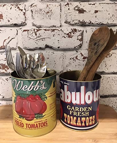 Retro vintage storage tins - vintage,