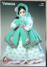 Original Craftime Dk Vanessa Doll Clothes For 15" Doll Knitting Pattern Ch4