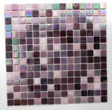 LILAC LUSTRE GLASS MOSAIC