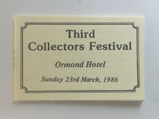 Irish stamps, Exhibition souvenirs, 3rd Collectors Festival 1986  booklet 