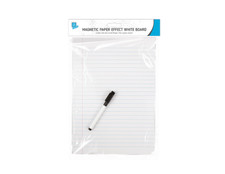 A4 Magnetic Fridge Planner Memo Whiteboard Paper Effect Erase Wipe Dry Meal Diet