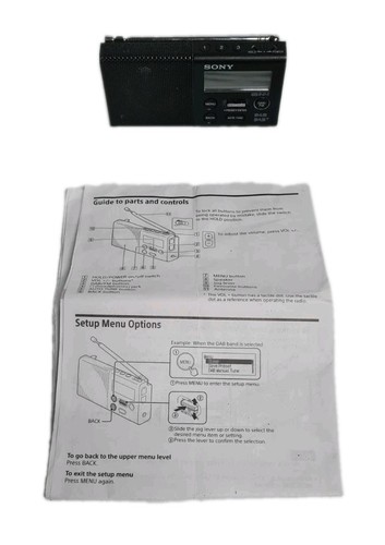 Sony xdr p1dpb rechargeable - xdr-p1dpb,