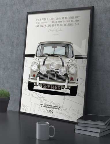 The italian job white austin - the,