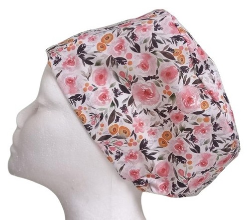 Watercolour flowers scrub cap - watercolour,