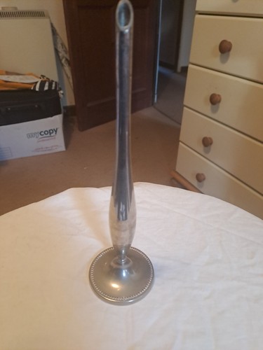 Silver plate single - silver, bud