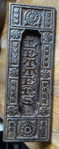 Vintage cast iron upright - iron,