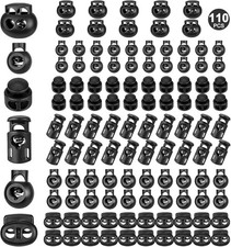 110Pcs Plastic Cord Locks for