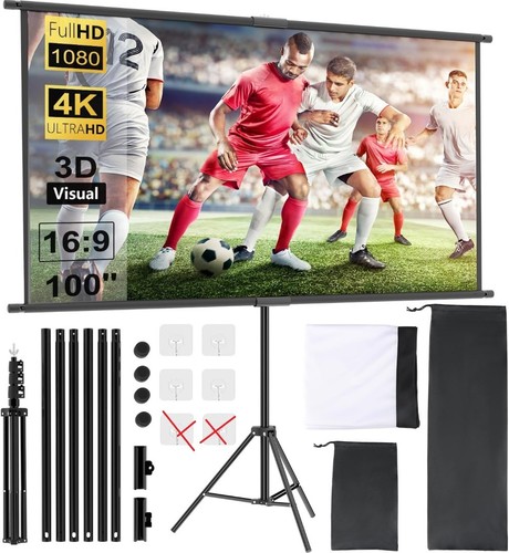 Screen projector with tripod - screen,