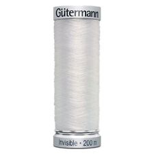 Invisible Gutermann Thread, Col 1001, 200m spool, clear