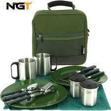 NGT Complete Deluxe Camping Picnic Day Cutlery Set Carp Fishing Full Set