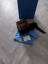 Smythson Black Panama Leather