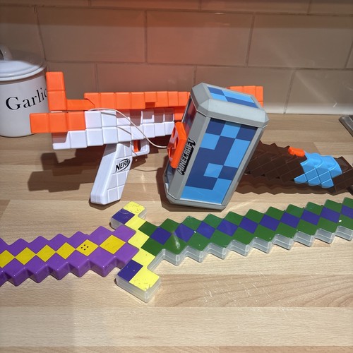 Minecraft nerf toys - minecraft,