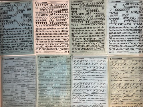 Letraset chartpak formatt - letraset,