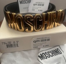 Moschino Croc Belt Size Small