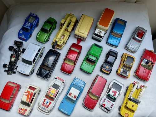 Assortment vintage toy cars - of,