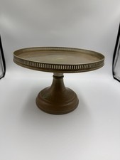 Vintage Pretty Brass Pedestal